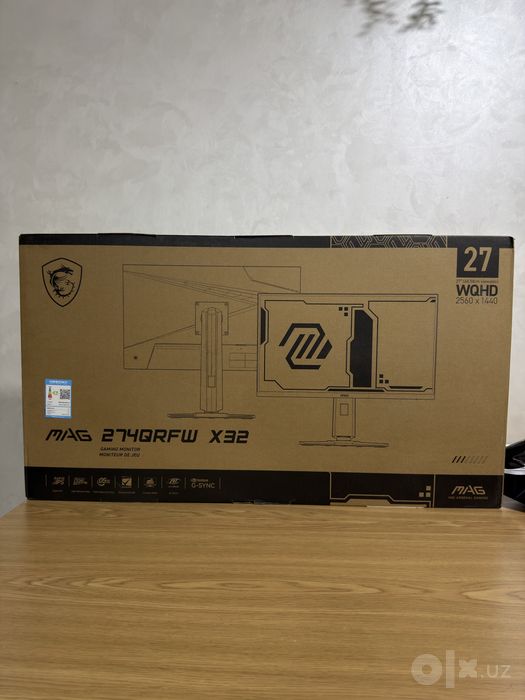 MSI 2K 320Hz белый — новый, не распаковывался