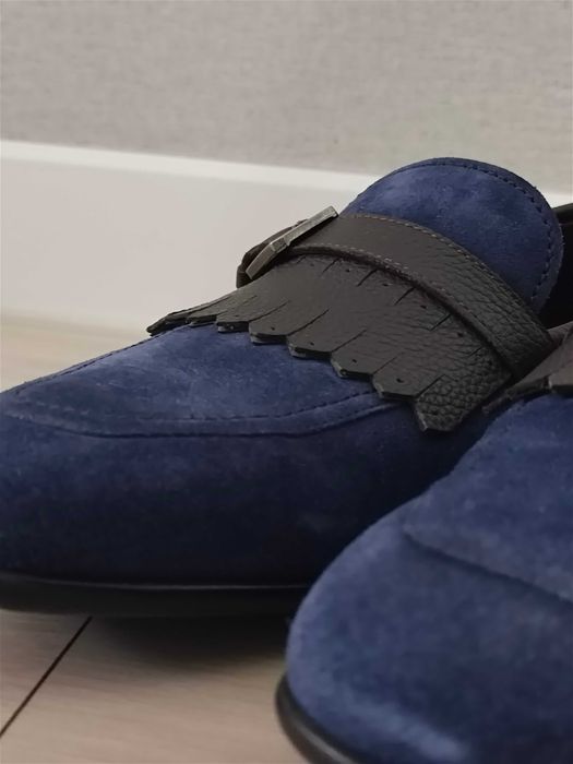 Обувь SMAN , темно синего цвета.