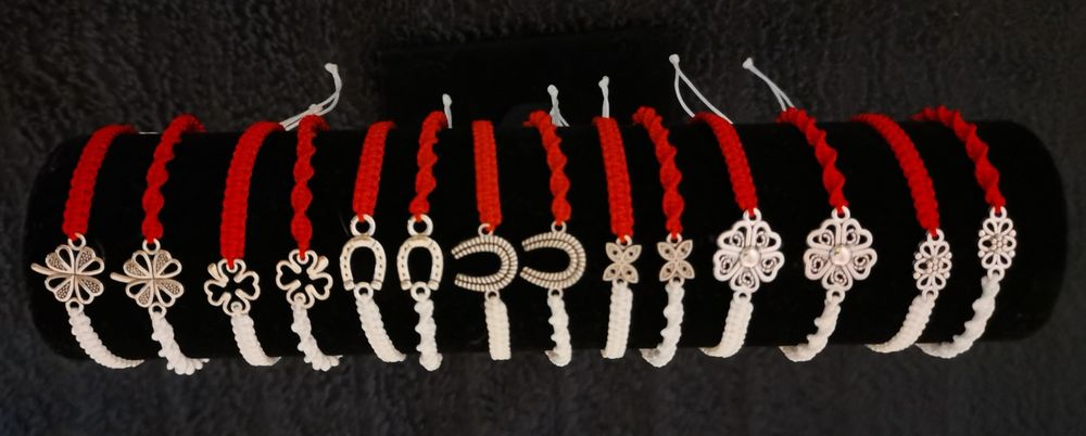 Mărțișoare tip brățară handmade
