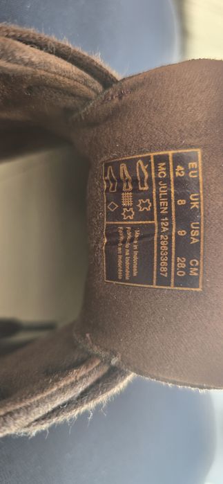 Обувки, сникърси, маратонки Gant, естествена кожа, велур, тъмно кафяви