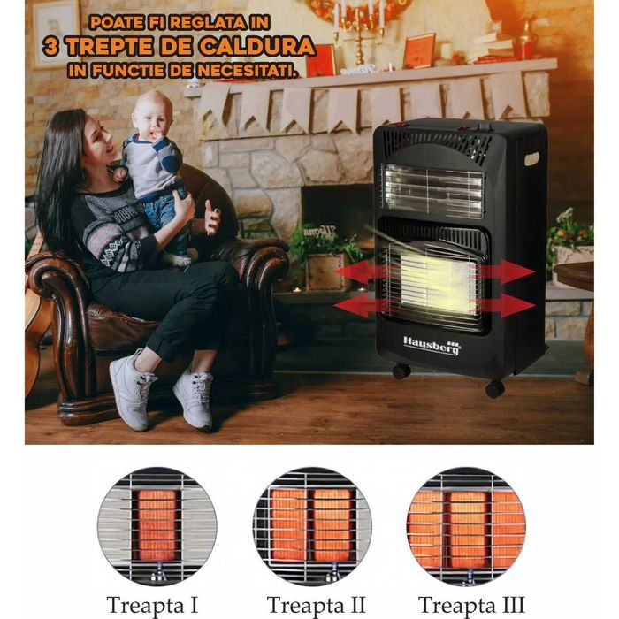 Soba Electric + GPL(butelie) Hausberg HB-1020,Aprindere Electrica/GPL