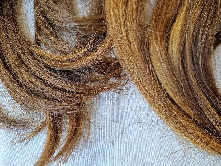 естествена дълга коса