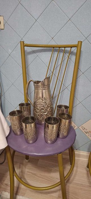 Продам антикварный графин со стаканами