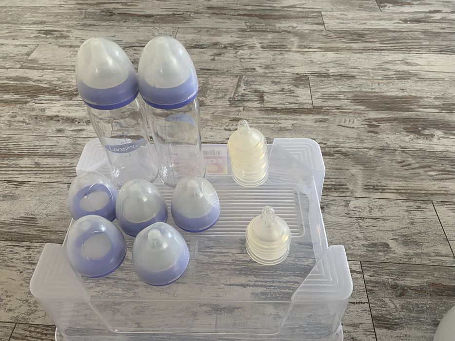 Biberoane sticla Lansinoh