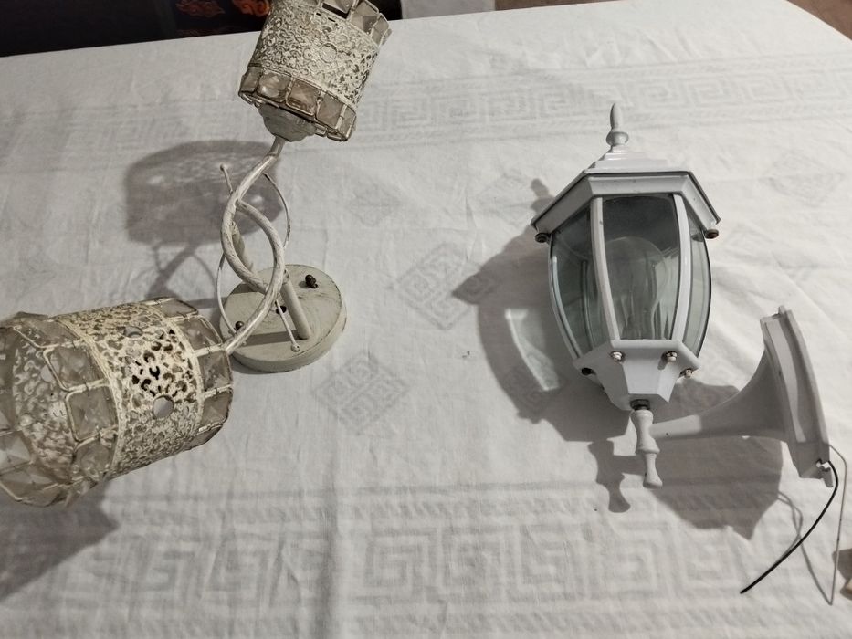 Продам  люстру и бра  фонарь