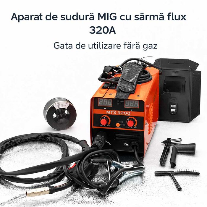 Aparat de sudura MIG MTS-3200 320A cu sarma flux