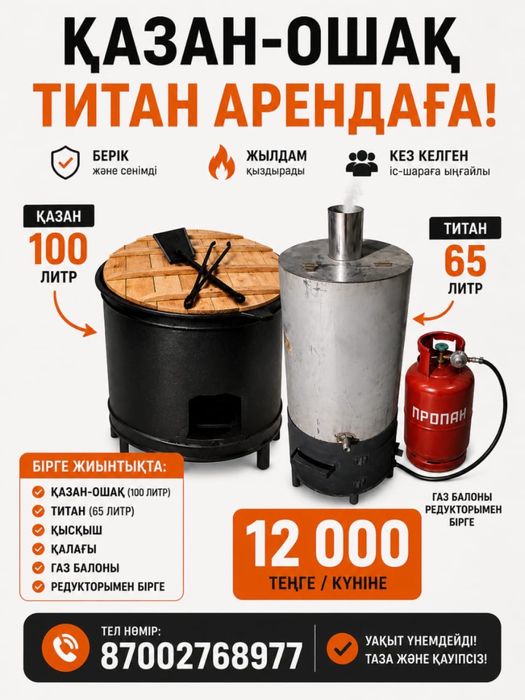 Титан 65 л для воды сдается в аренду