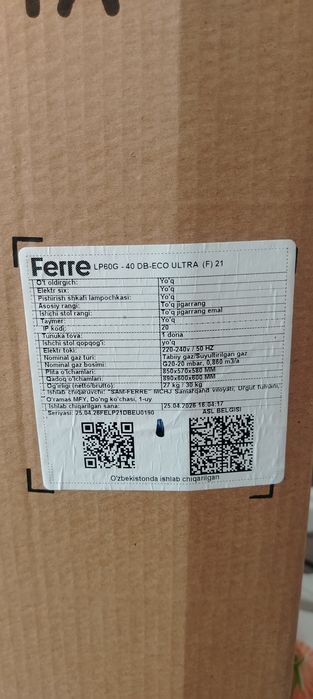 gaz plita ferre + vetichka