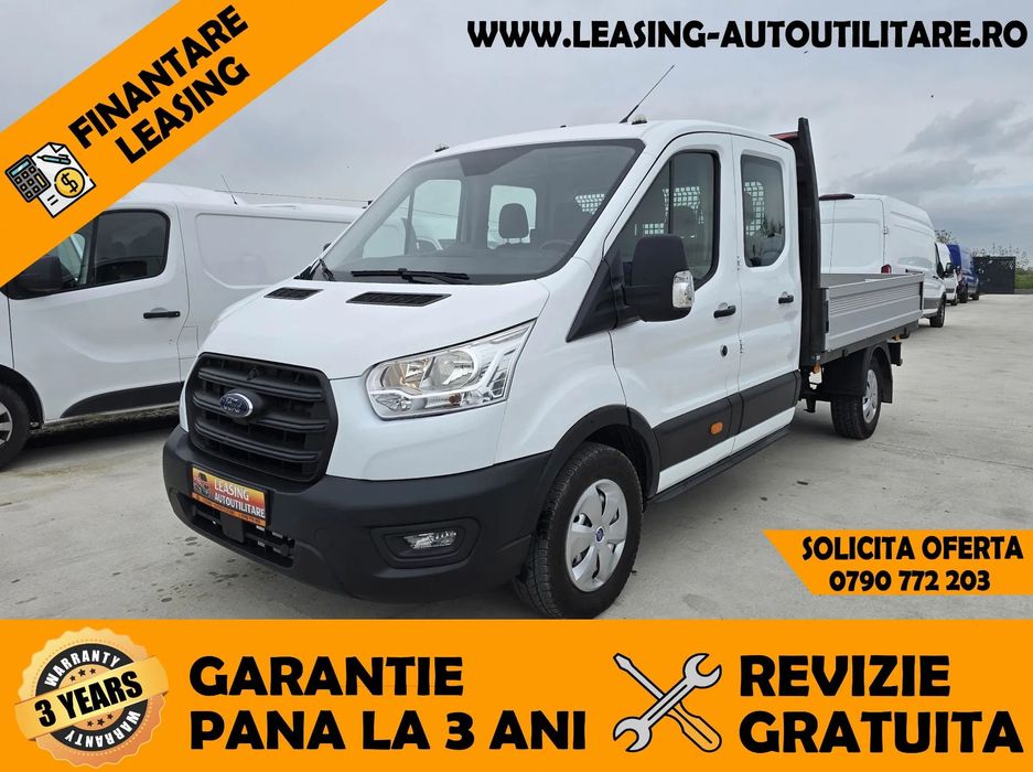 Ford New Transit Doka 7 Locuri+Bena Finanțare Leasing/ Garanție 3 ani/ 98.000 Km/ Revizie Gratuită