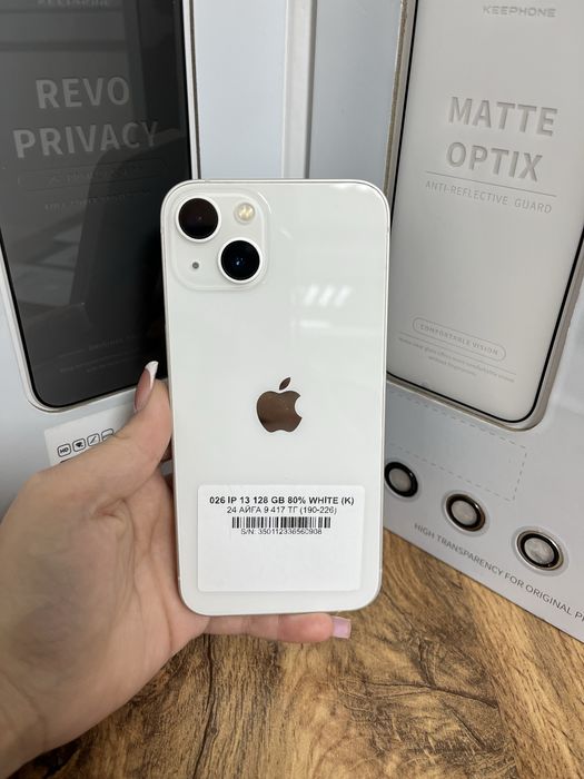 13 128gb 80% white