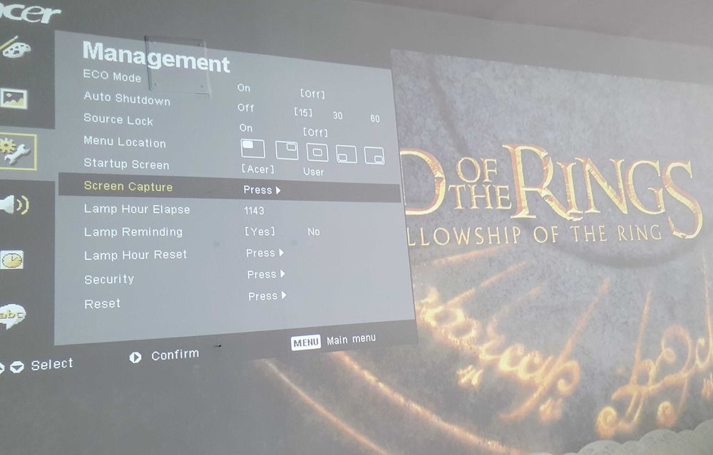 Acer P 5370W videoproiector DLP HDMI Texas instruments proiector filme