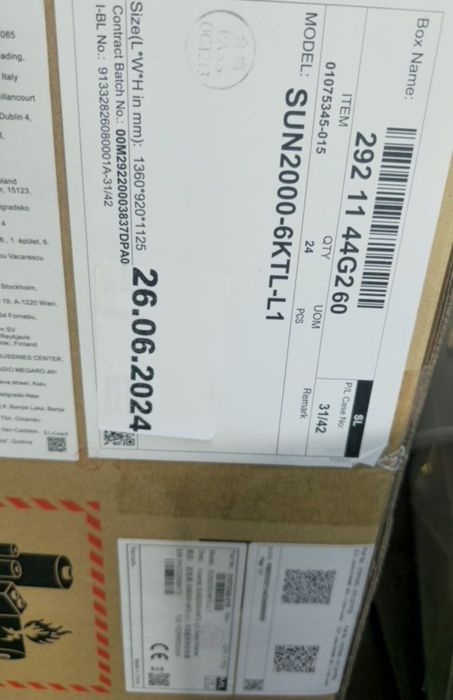 Kit fotovoltaic Huawei 6 kW - invertor hibrid + tablouri + protectii ETI - NOU