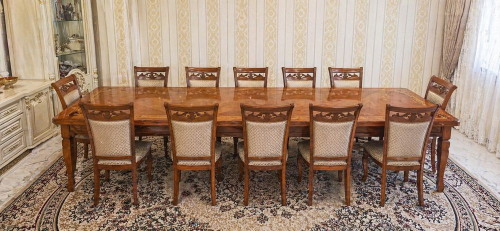 12kishili stol stul/Прочный стол со стульями