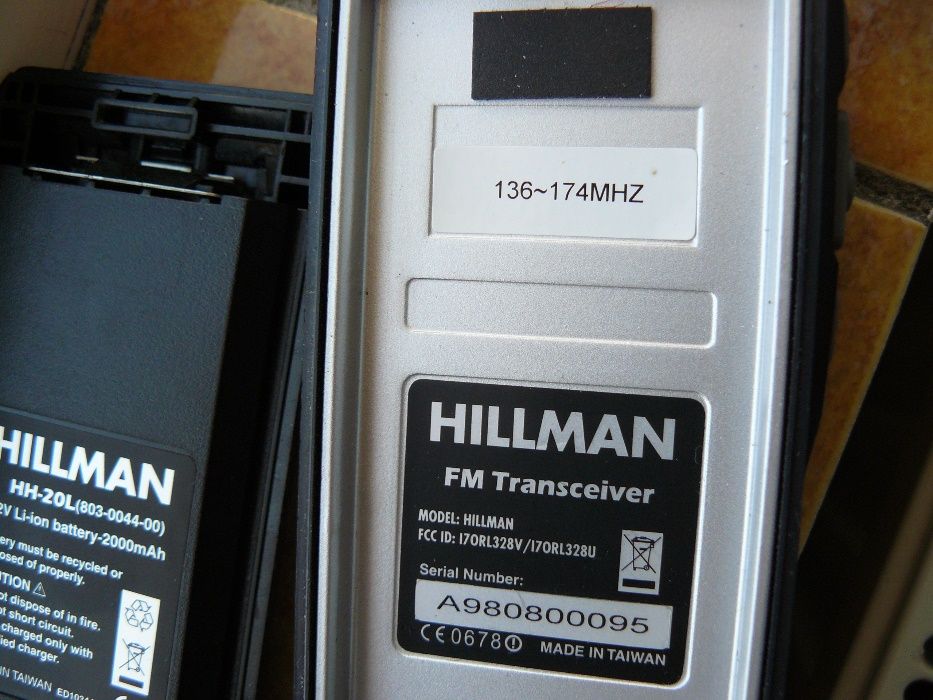 Statii Hillman si Motorola Pxt 531 eb