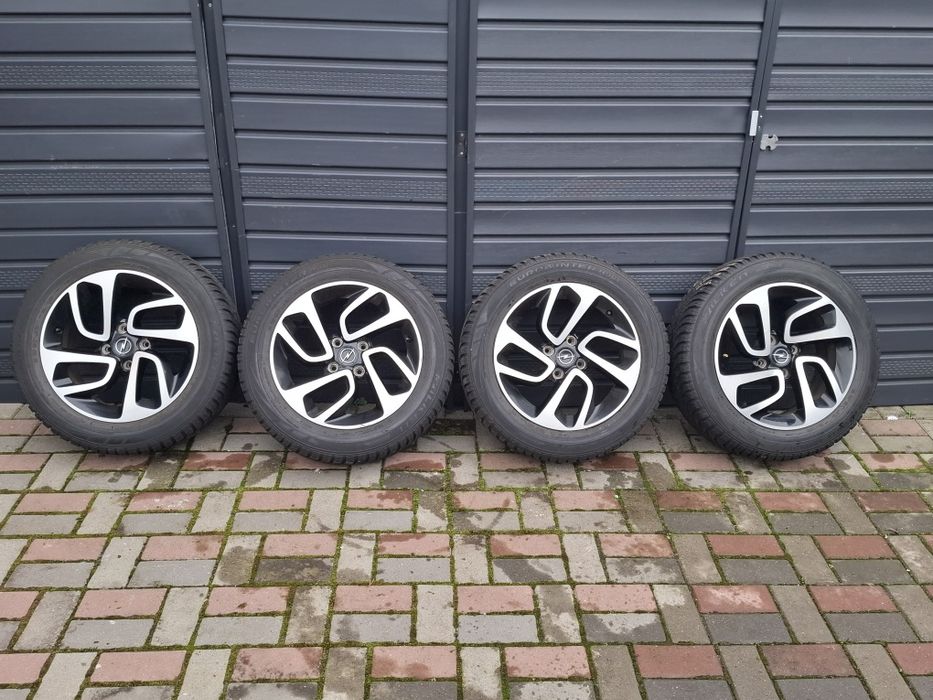 Set jante originale  Opel 4x108 cu anvelope  iarna falken  195 60 16
