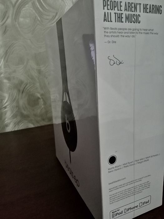 -50% Слушалки Beats Еp Mate Black by Dr. Dre