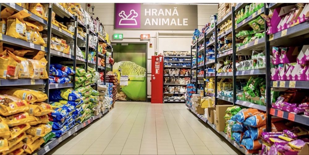 Rafturi metalice depozitare magazin, gondolă second hand 24m, demontate