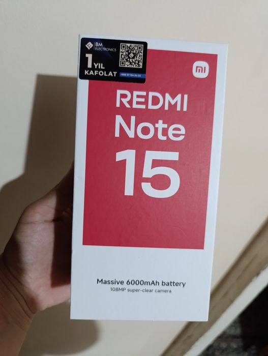 Redmi note 15 8/256 yangidek