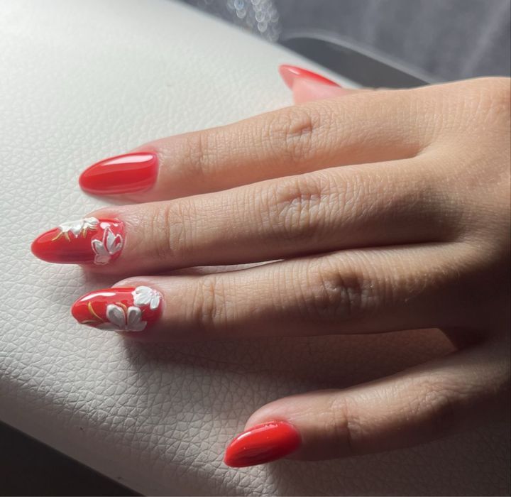 Маникюр наращивание на дому