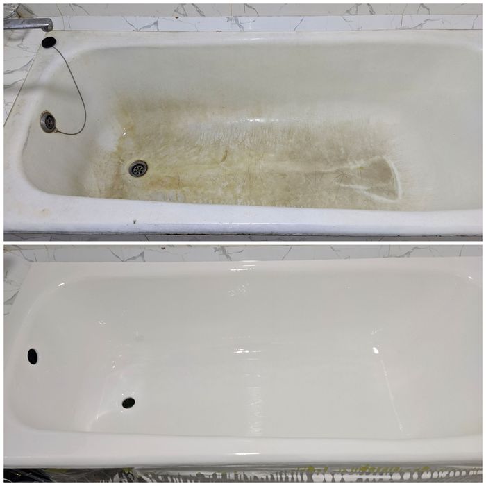 Реставрация ванн по немецкой технологии. Эмалировка ванн