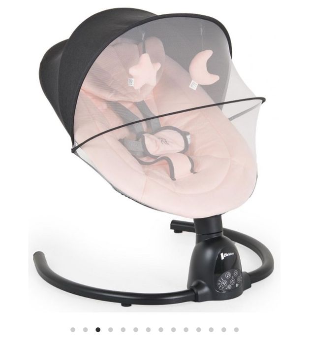 Електрическа люлка Moni - Clarissa, розова нова бебешка