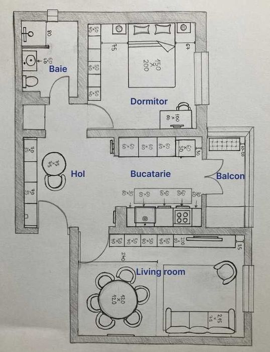 Apartament cu 2 camere decomandate | Renovat complet în 2026 | Mobilat și utilat | Ampoi 3