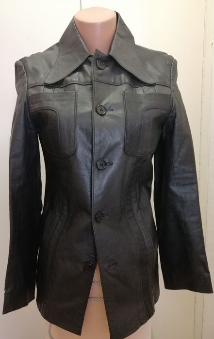 Дамски кожени якета, 2 броя, за слаба дама