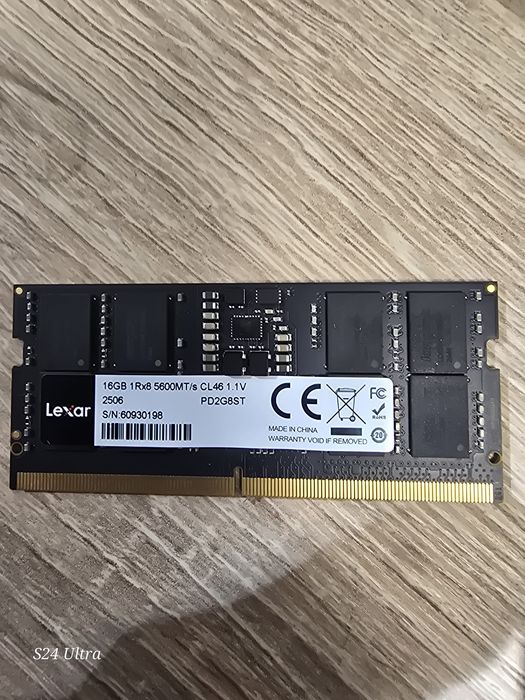 16 GB Ram DDR5 SODIMM 5600hz