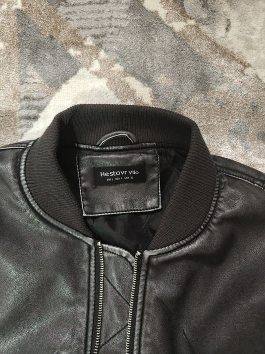 Кожаная женская куртка