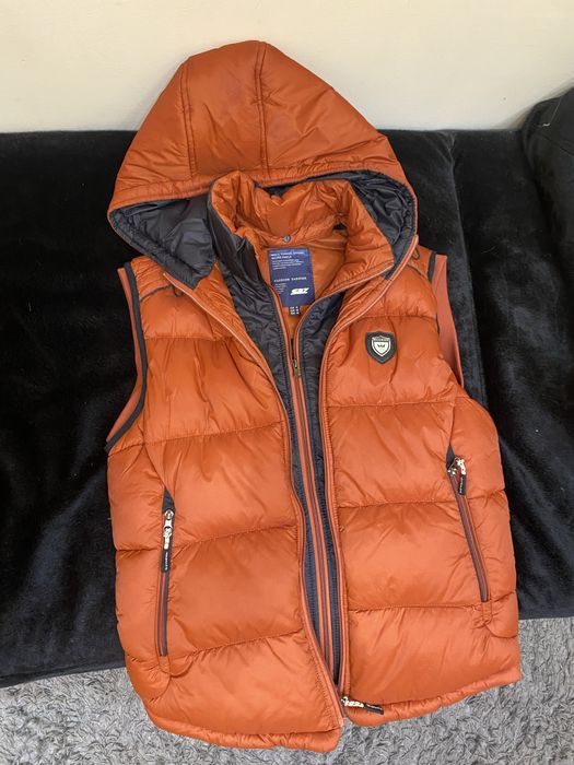 Пухен елек оранжев