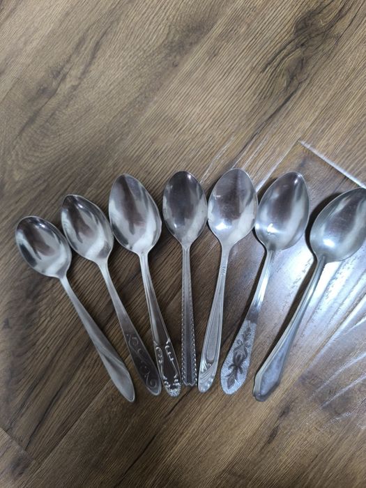 Ложки нержавейки Алюминиевые ложки и вилки .
