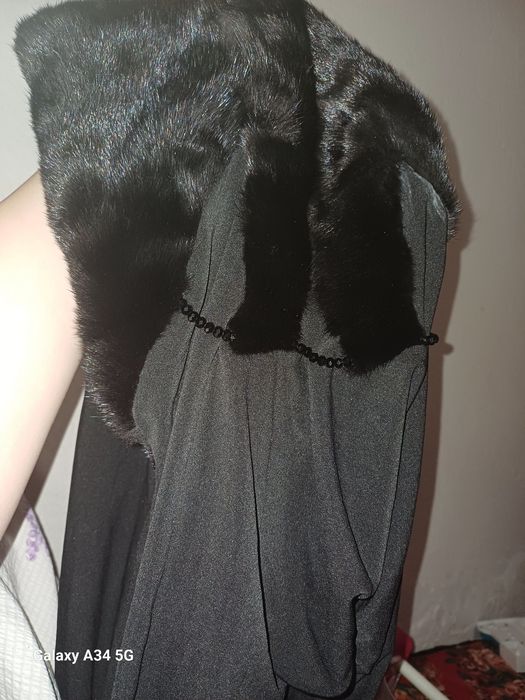 Норковая платок и как шапка