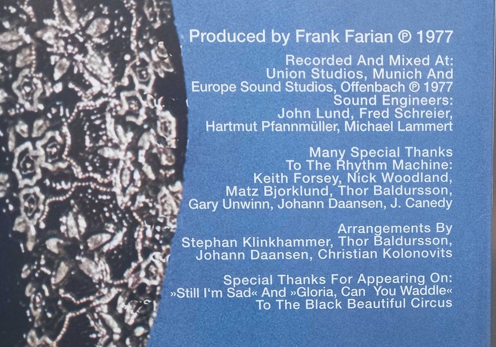 Грамофонна плоча Boney M – Love For Sale