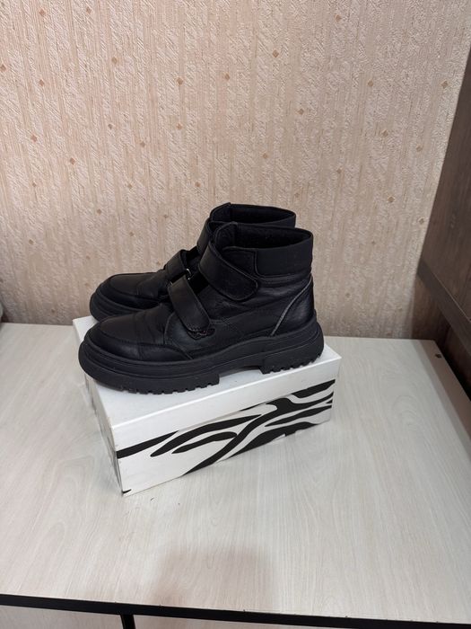 Кожаные сапоги 38-39 размера