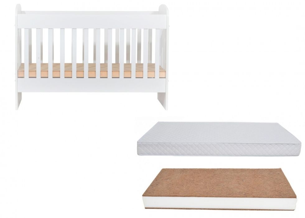 Pătuț bebe lemn masiv, rezistent