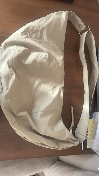 Сумка шоппер молочного цвета