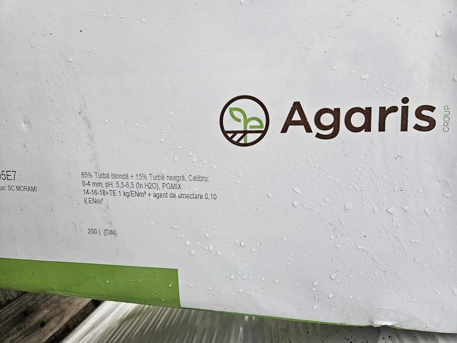 Turba substrat profesional; ingrasaminte; irigatii picurare