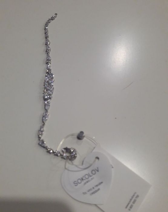 Продам новый серебряный браслет