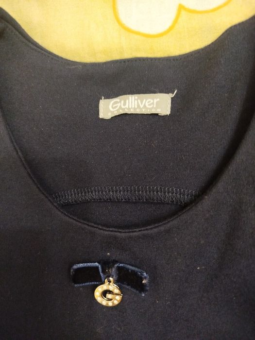 Сарафан школьный синий