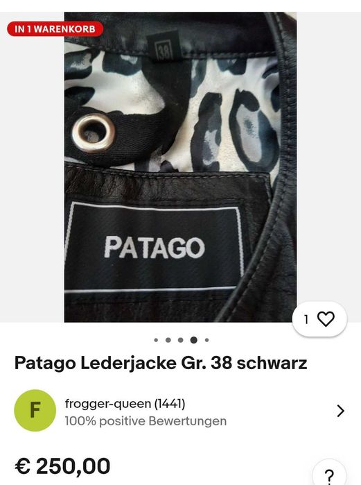 Кожаная куртка PATAGO