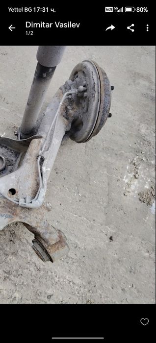 Заден мост за хонда джяз 2002-2008