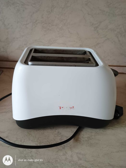TОСТЕР за две филии TRFAL T34,  5 степени, бял, запазен
