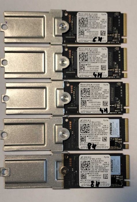 SSD M2 Nvme 512GB PCIe gen4, Garantie, format 2280, 2242