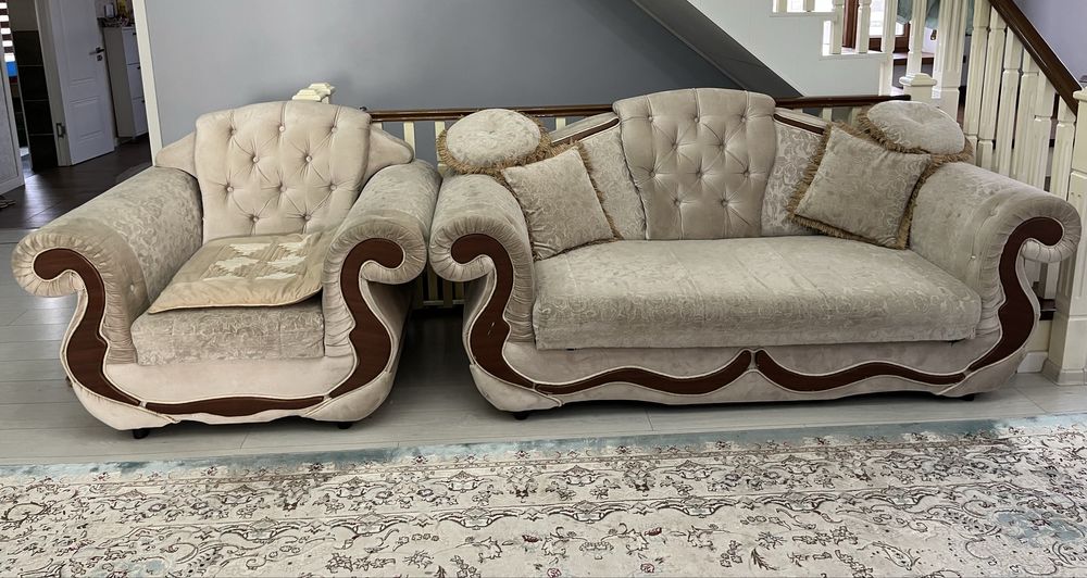 Продам диван, мини диван с креслой