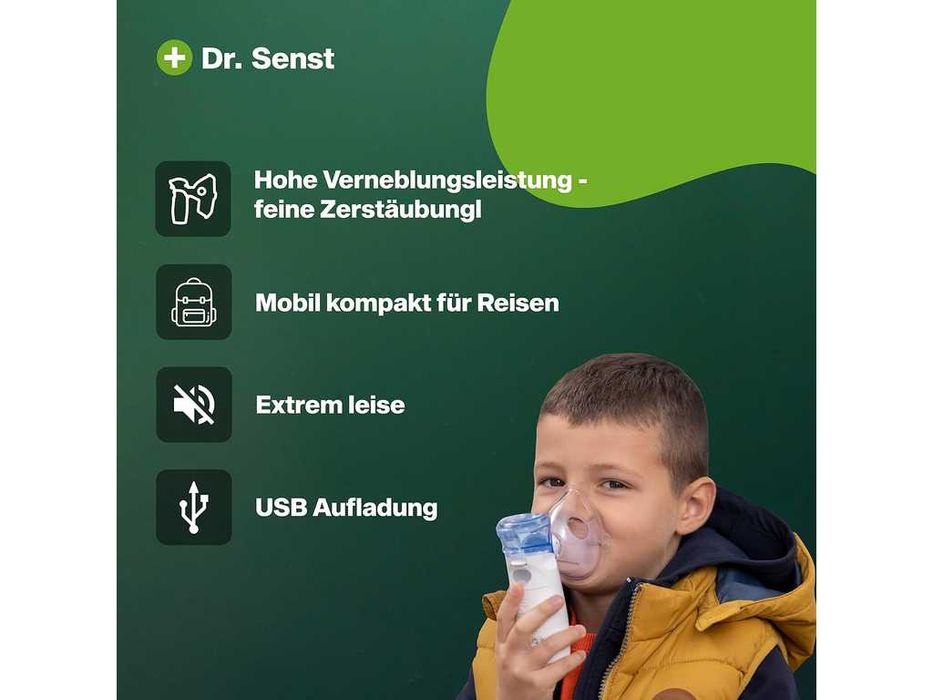 НОВИ!  Мобилен USB инхалатор  Dr.Senst Germany самопочистващ