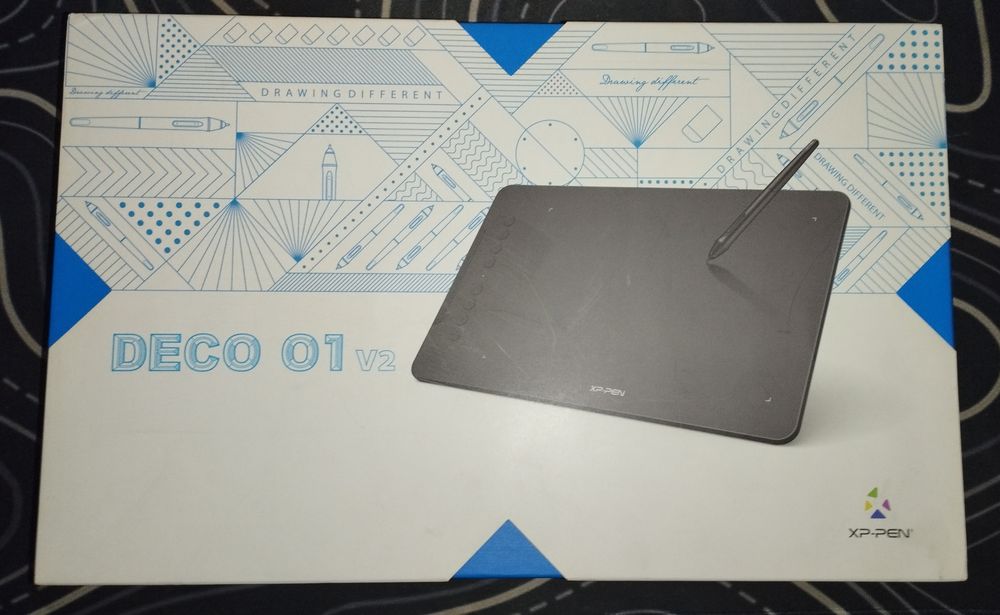Граф. Планшет xp-pen deco 01 v2