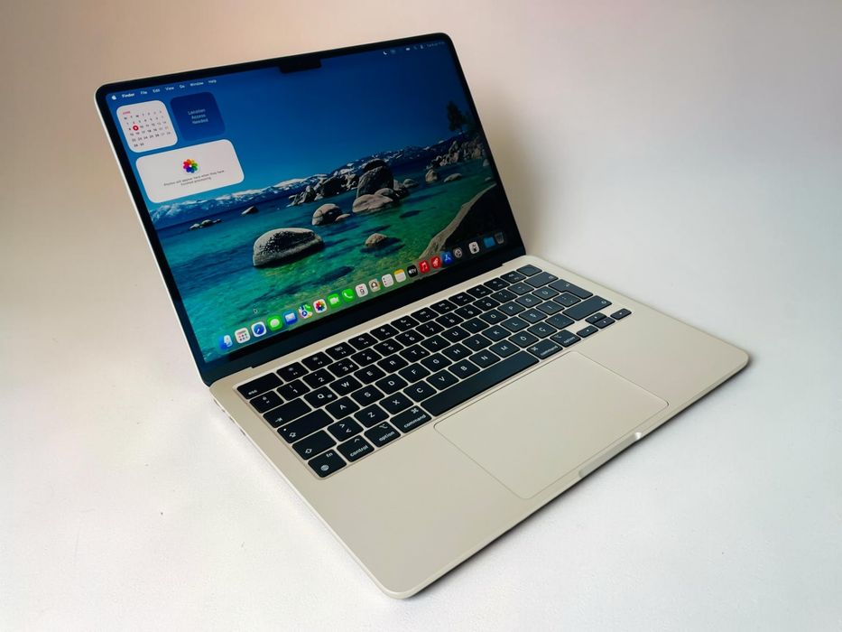 КАТО НОВ! Apple MacBook Air 13 M2 8RAM 256GB Starlight 65 ЗАРЯДА! Гаранция!