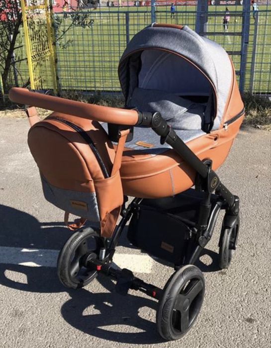 Carucior 3 in 1 Krausman Nexxo - nuanta Caramel- Testat ADAC