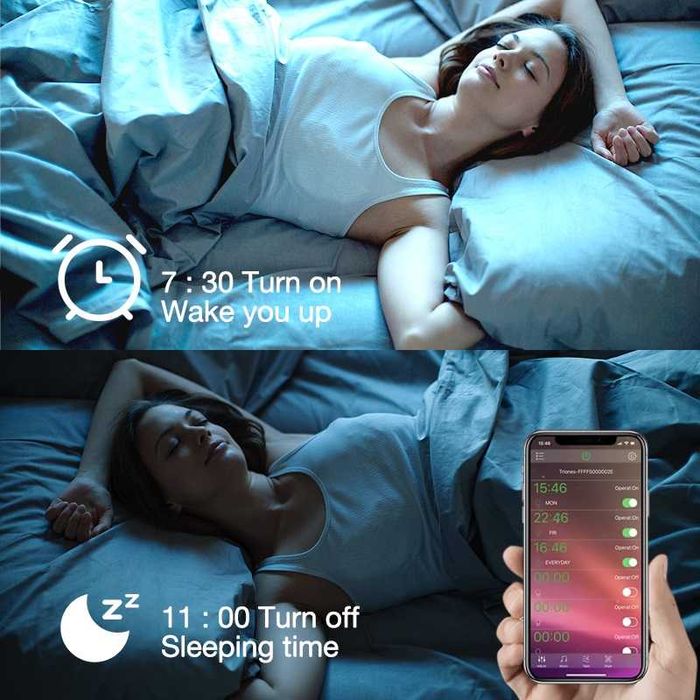 Wi-Fi интелигентна крушка 9W-E27 RGBCW, LED Димируема крушка, 20214253