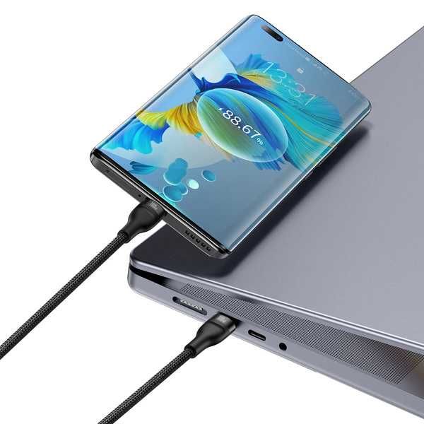 Baseus 2 в 1 USB-C кабел с бързо зареждане за две устройства с USB-C